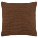 Coussin décoratif tissé Lonny brun