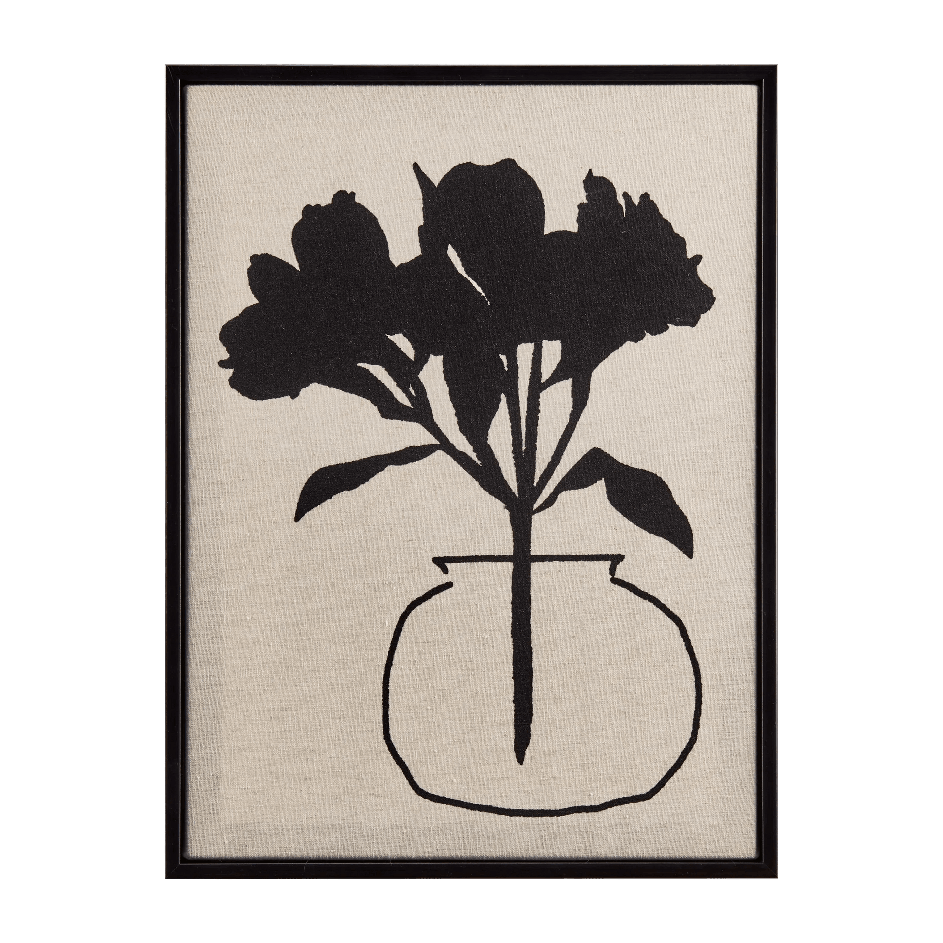 Bouquet of Black Flowers Framed Art