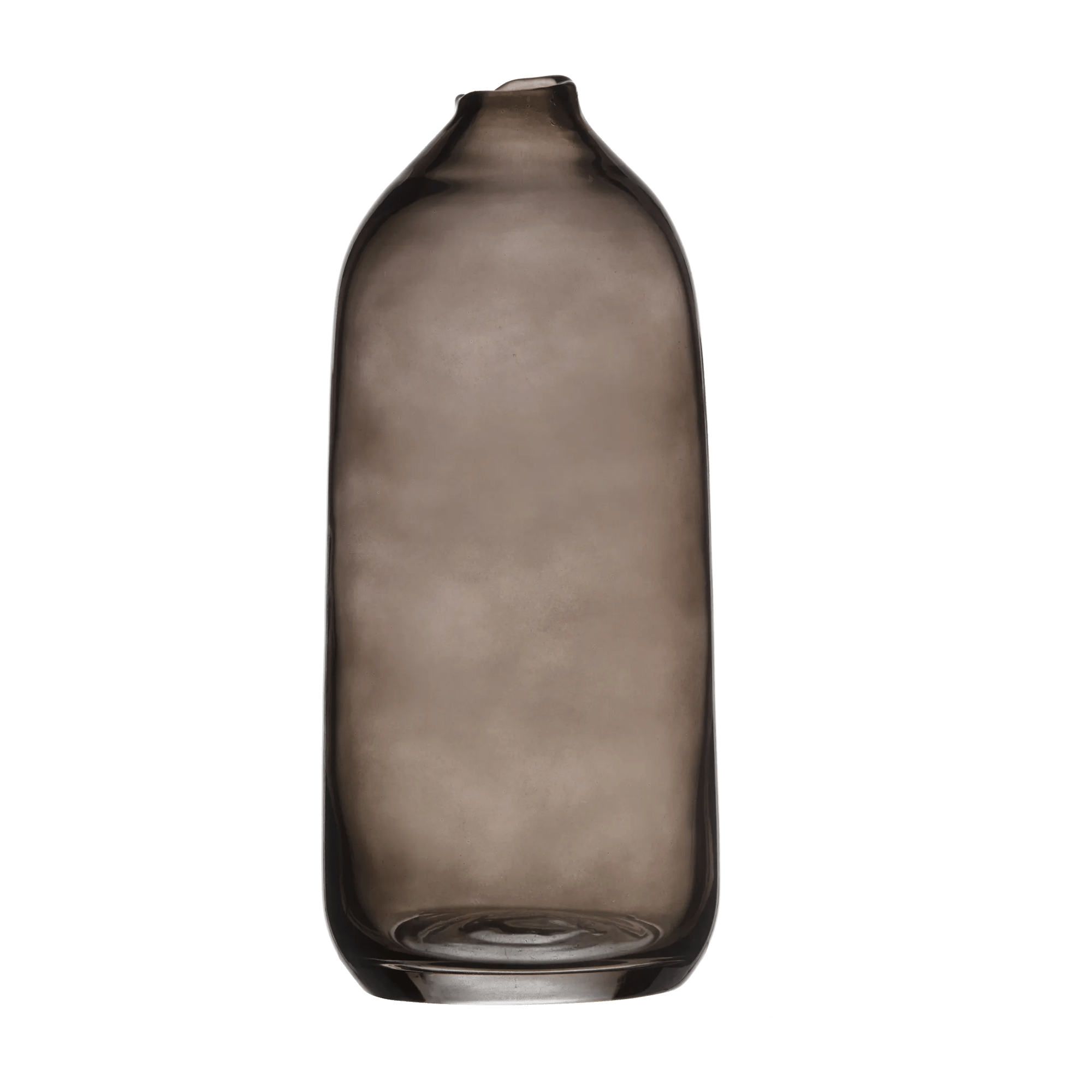 Vase de table en verre inégal