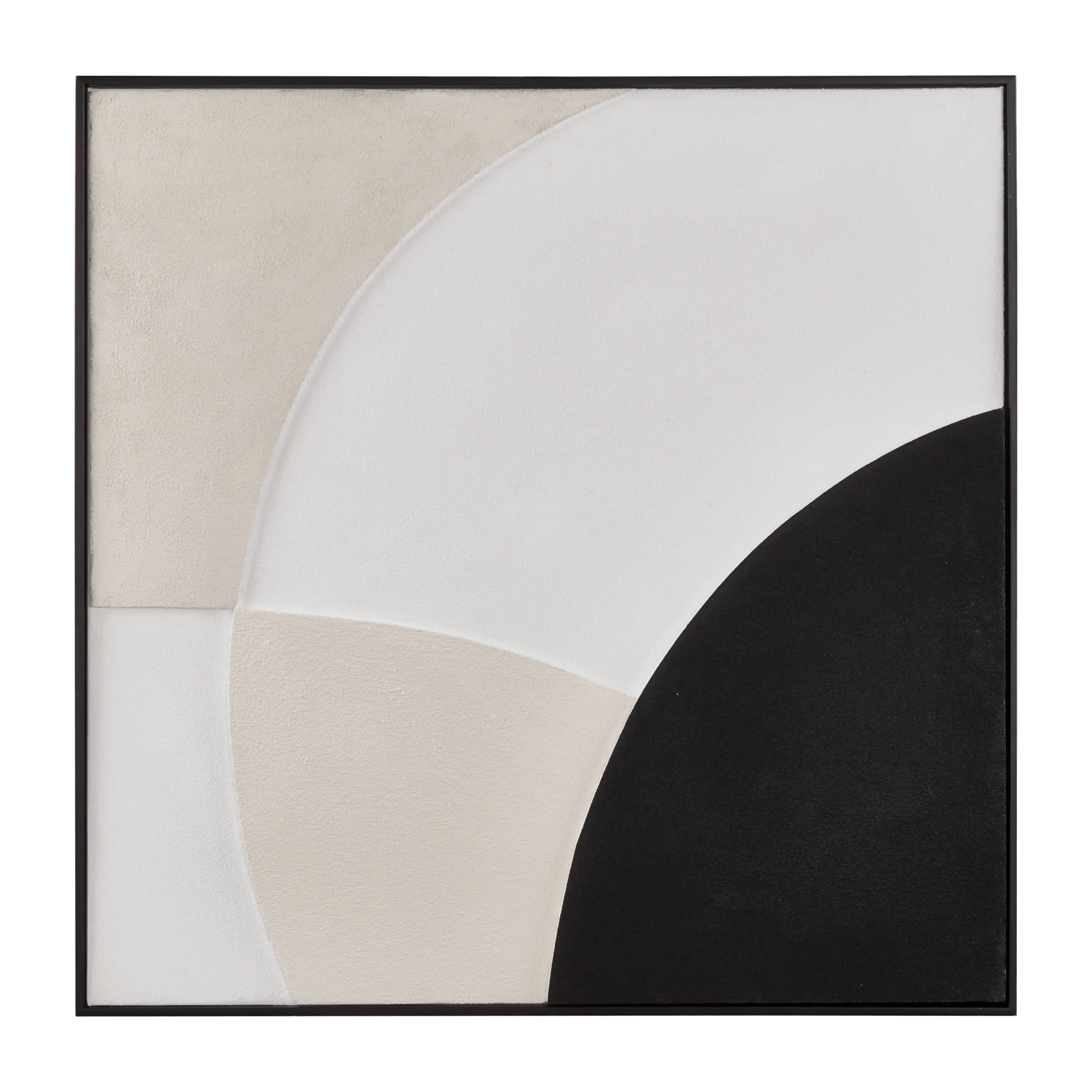Abstract Circles Framed Art
