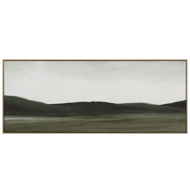 Green Mountains Framed Art