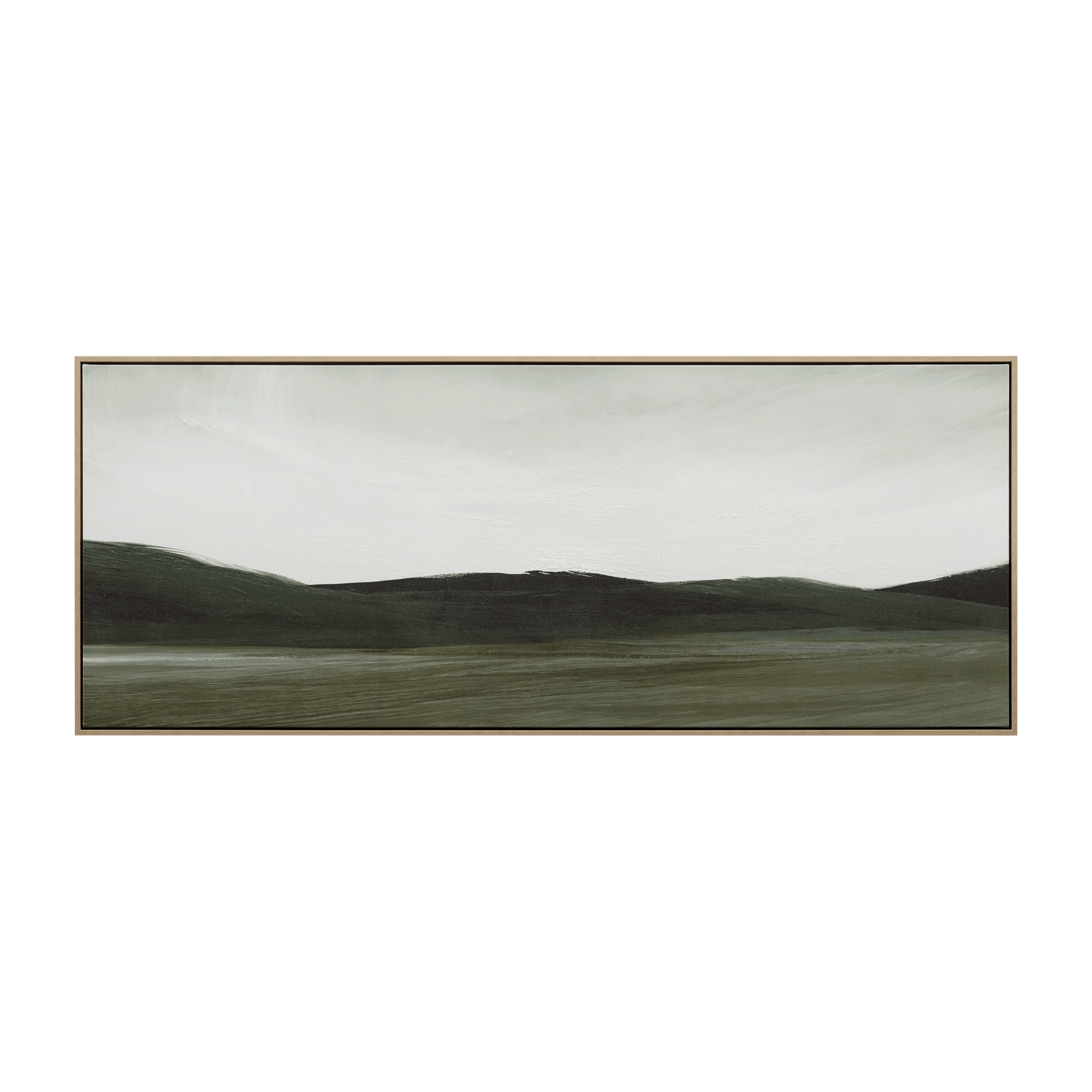 Green Mountains Framed Art