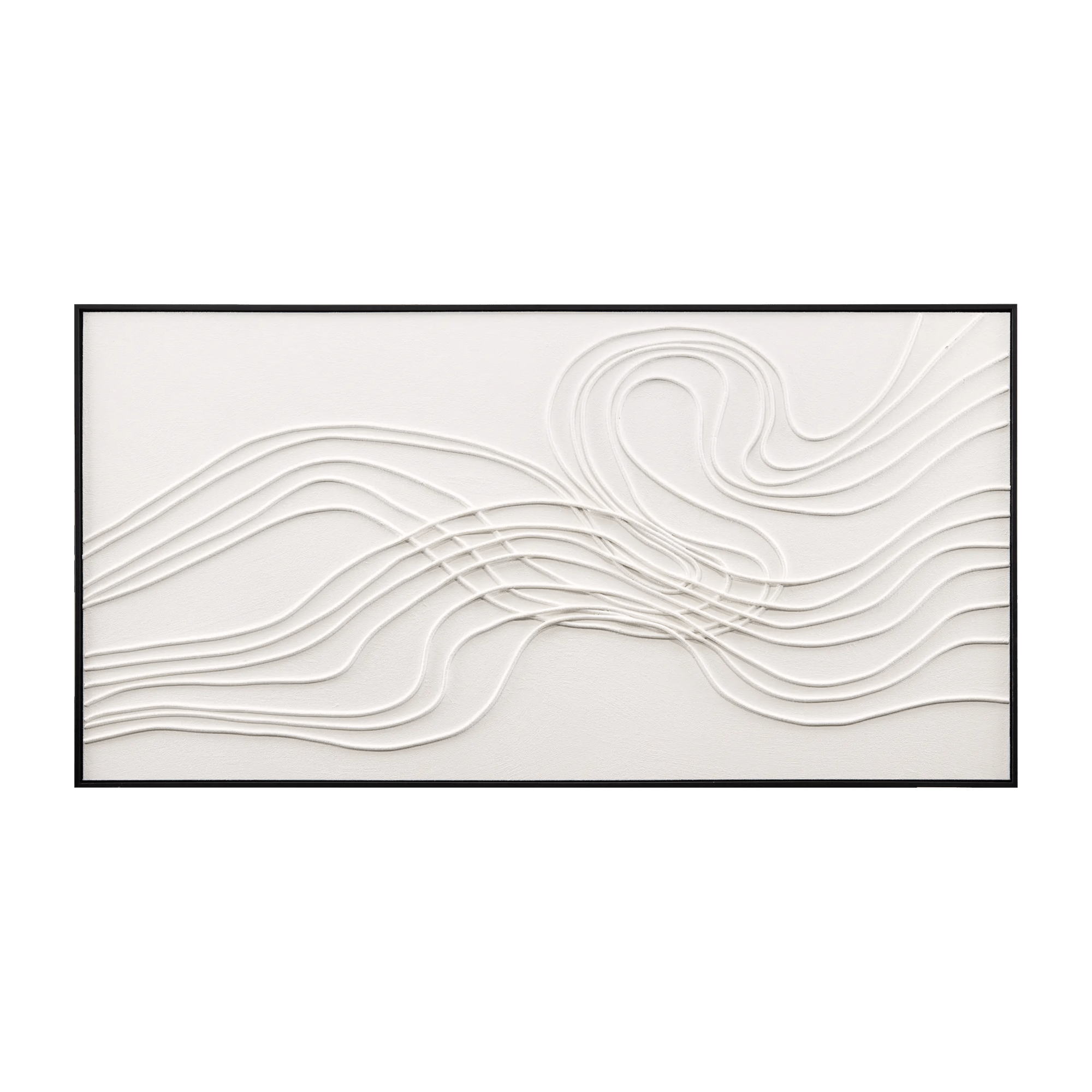 Tangled Lines Abstract Framed Art