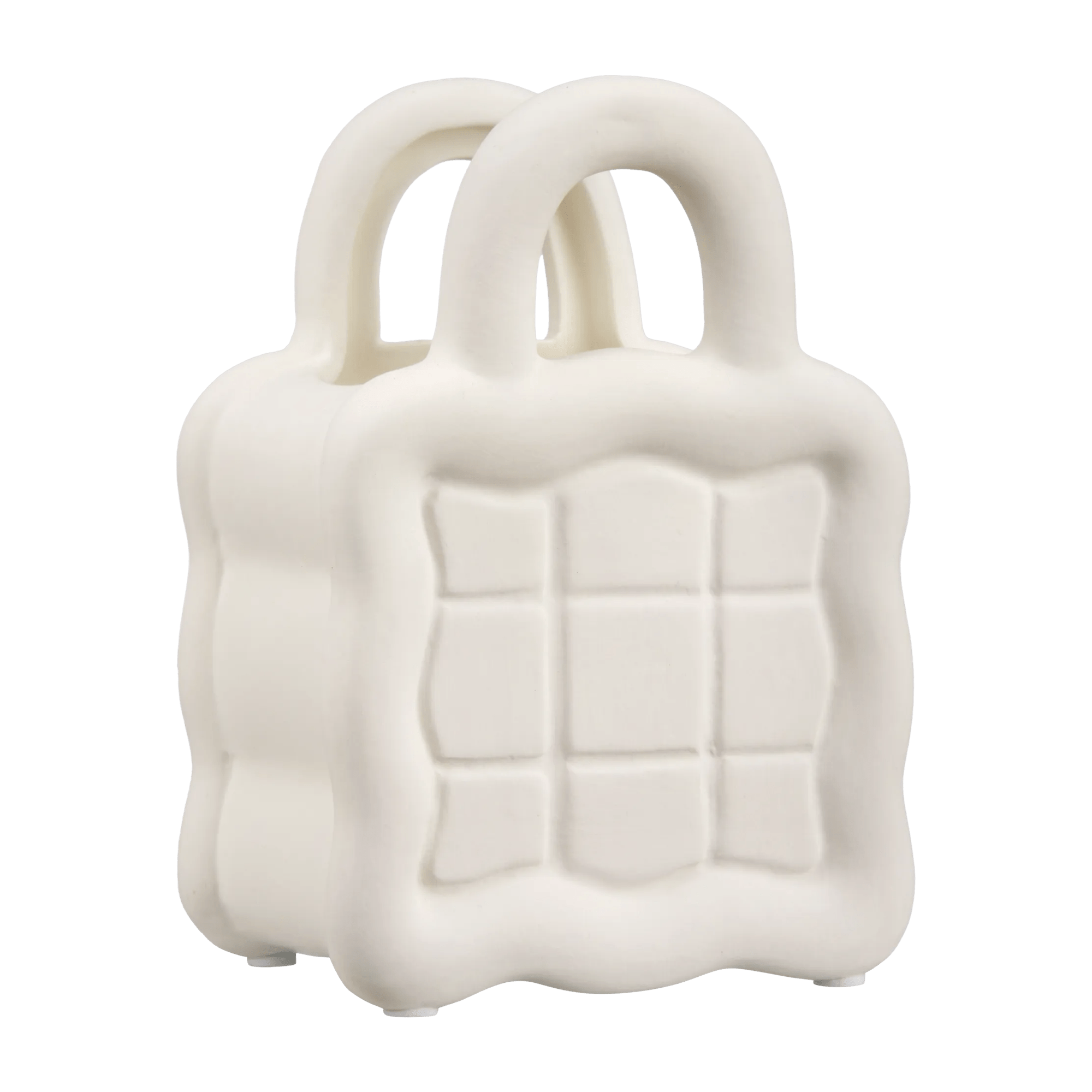 White Ceramic Purse