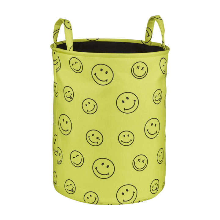 Panier imprimé visage souriant