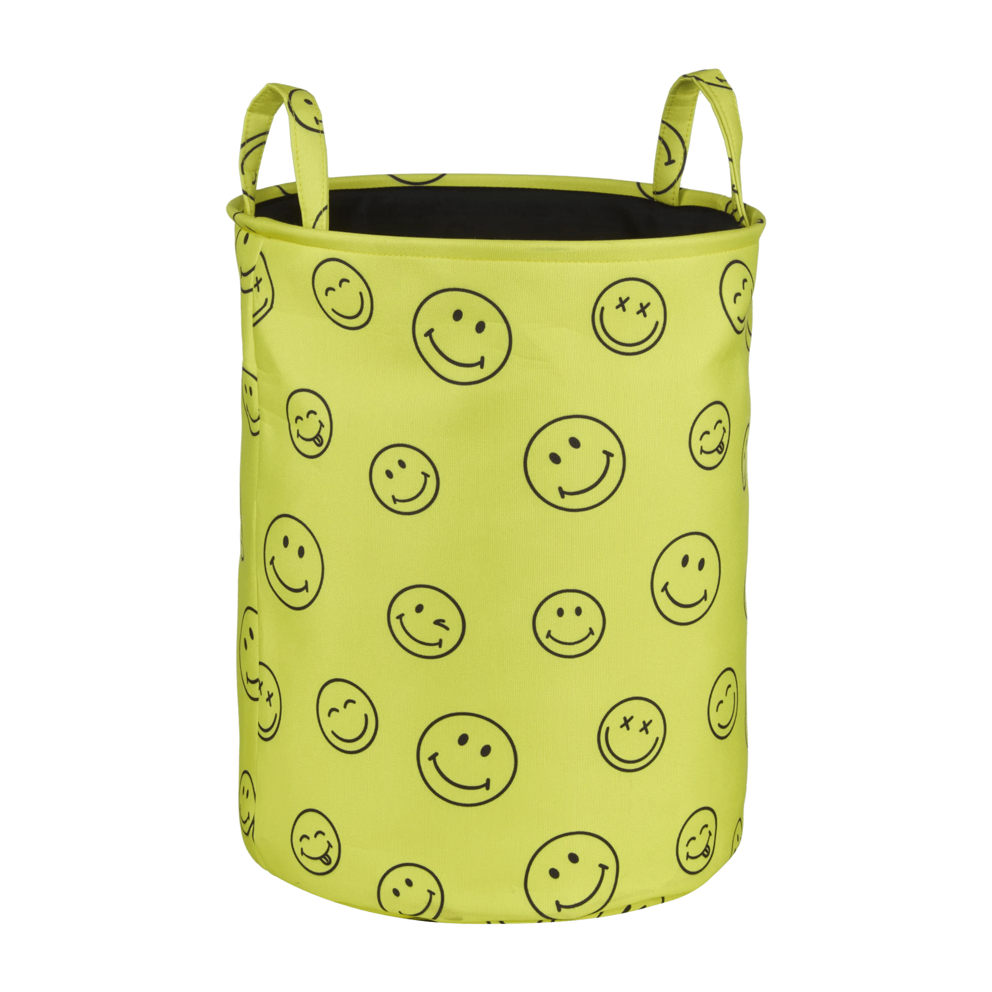 Panier imprimé visage souriant