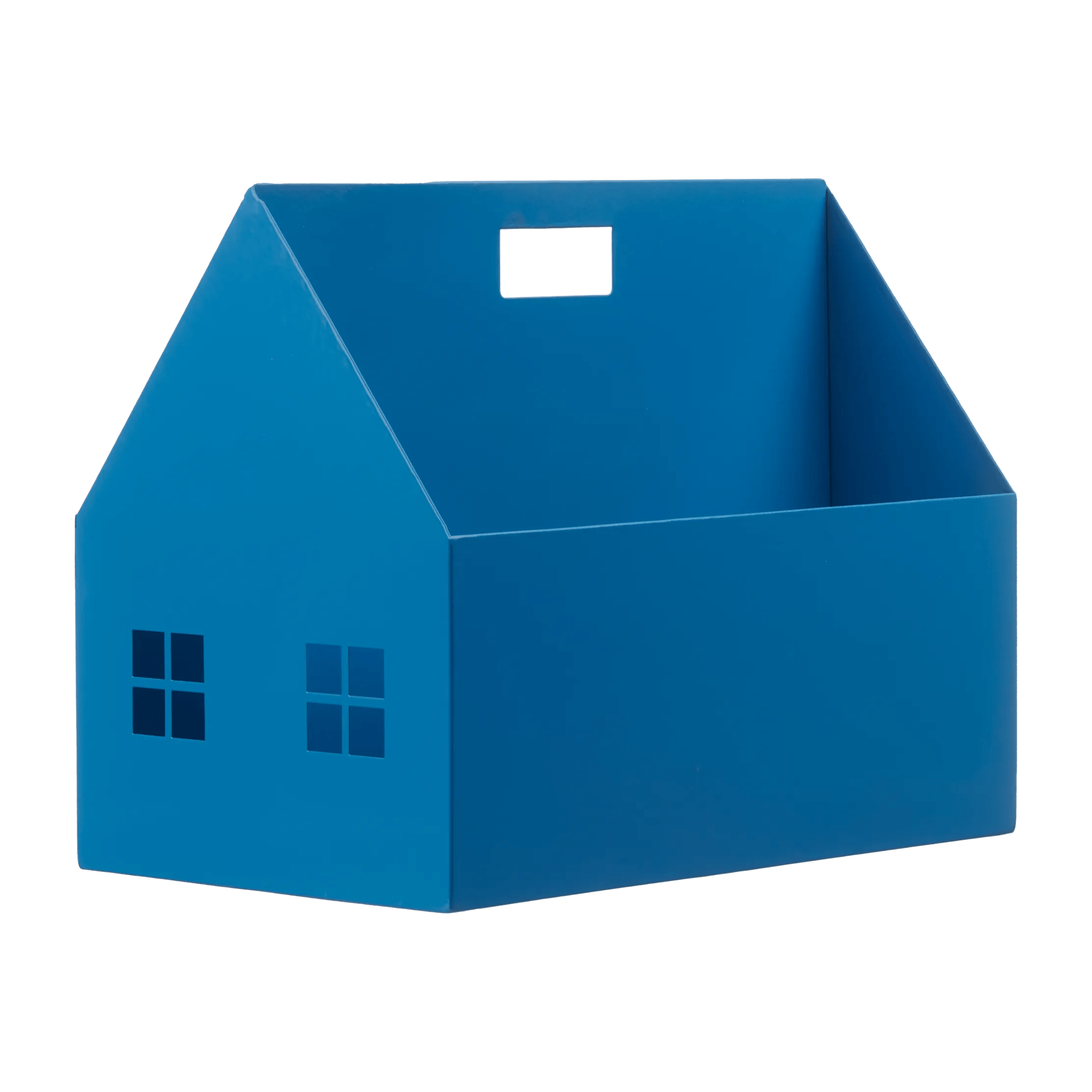 House-shaped metal basket