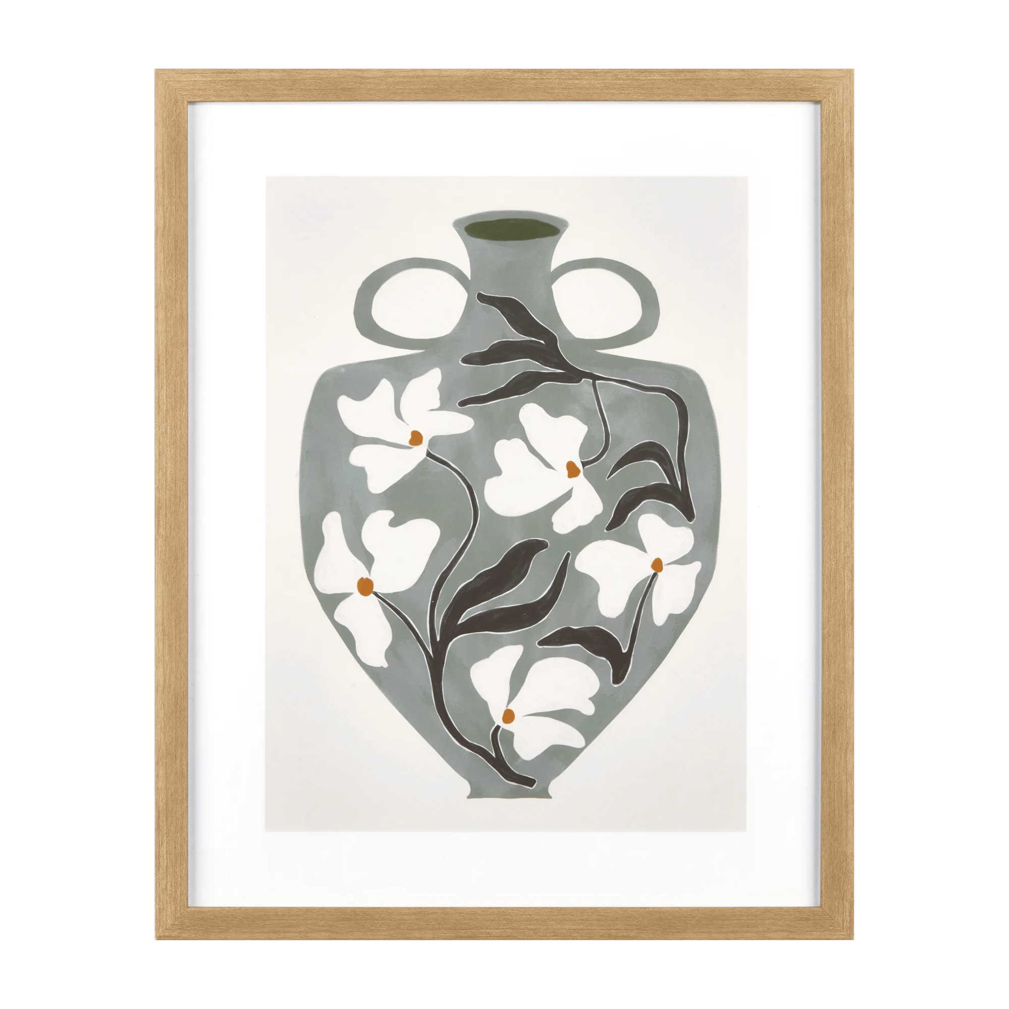 Floral Vase Framed Art