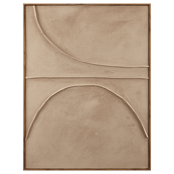 Sand Curves Framed Art