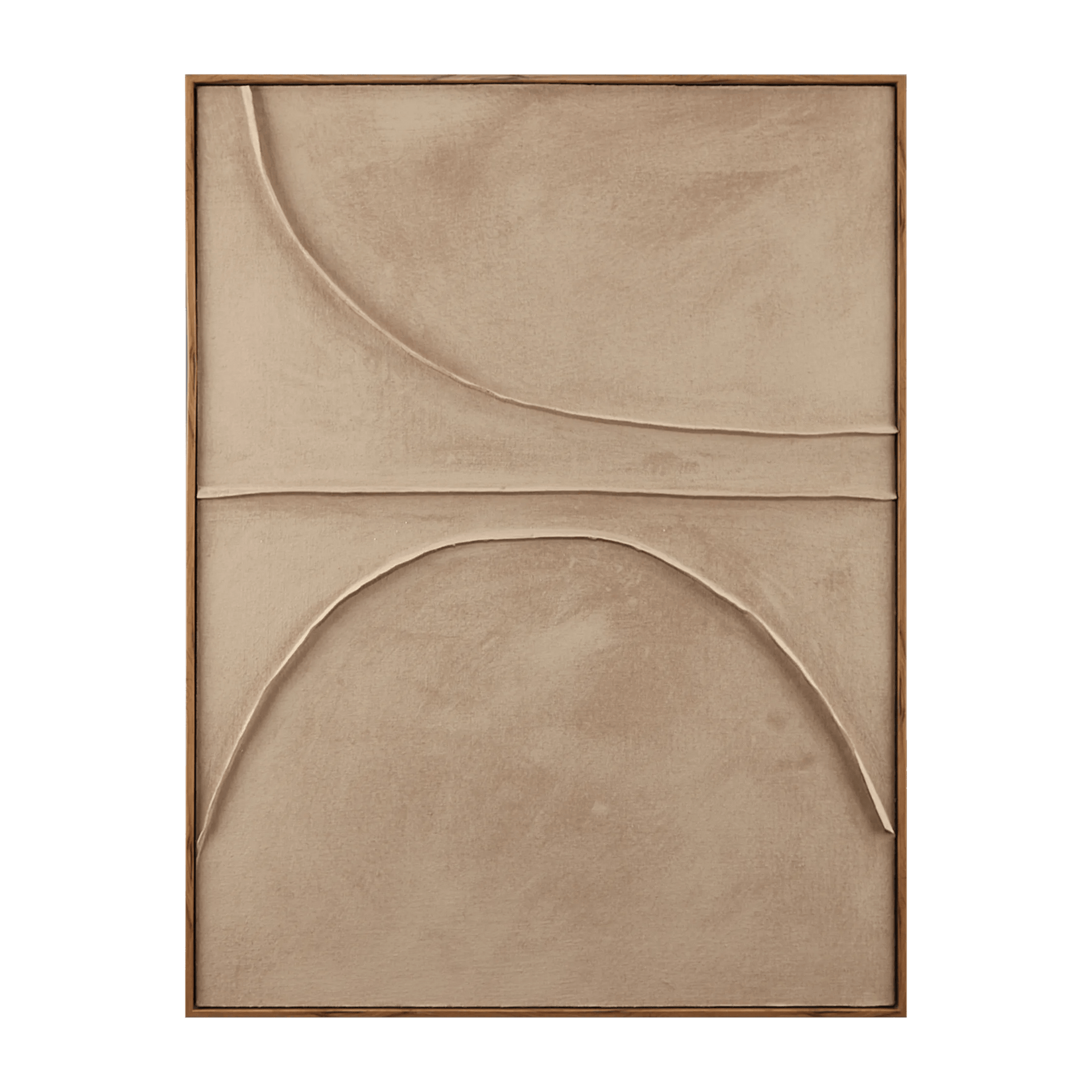 Sand Curves Framed Art