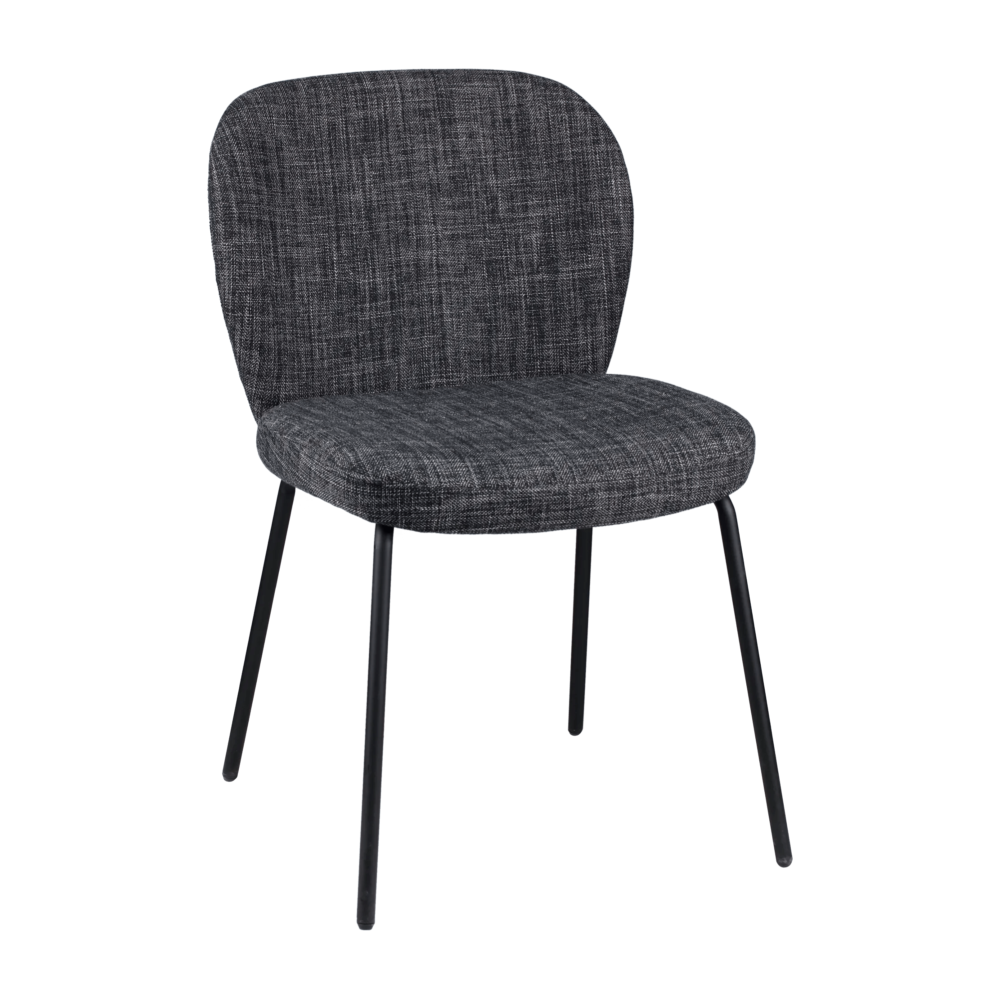 Fabric and Metal Dining Chair