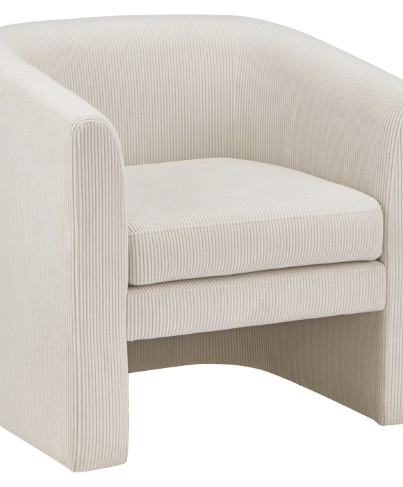 Chaise d'accent en tissu