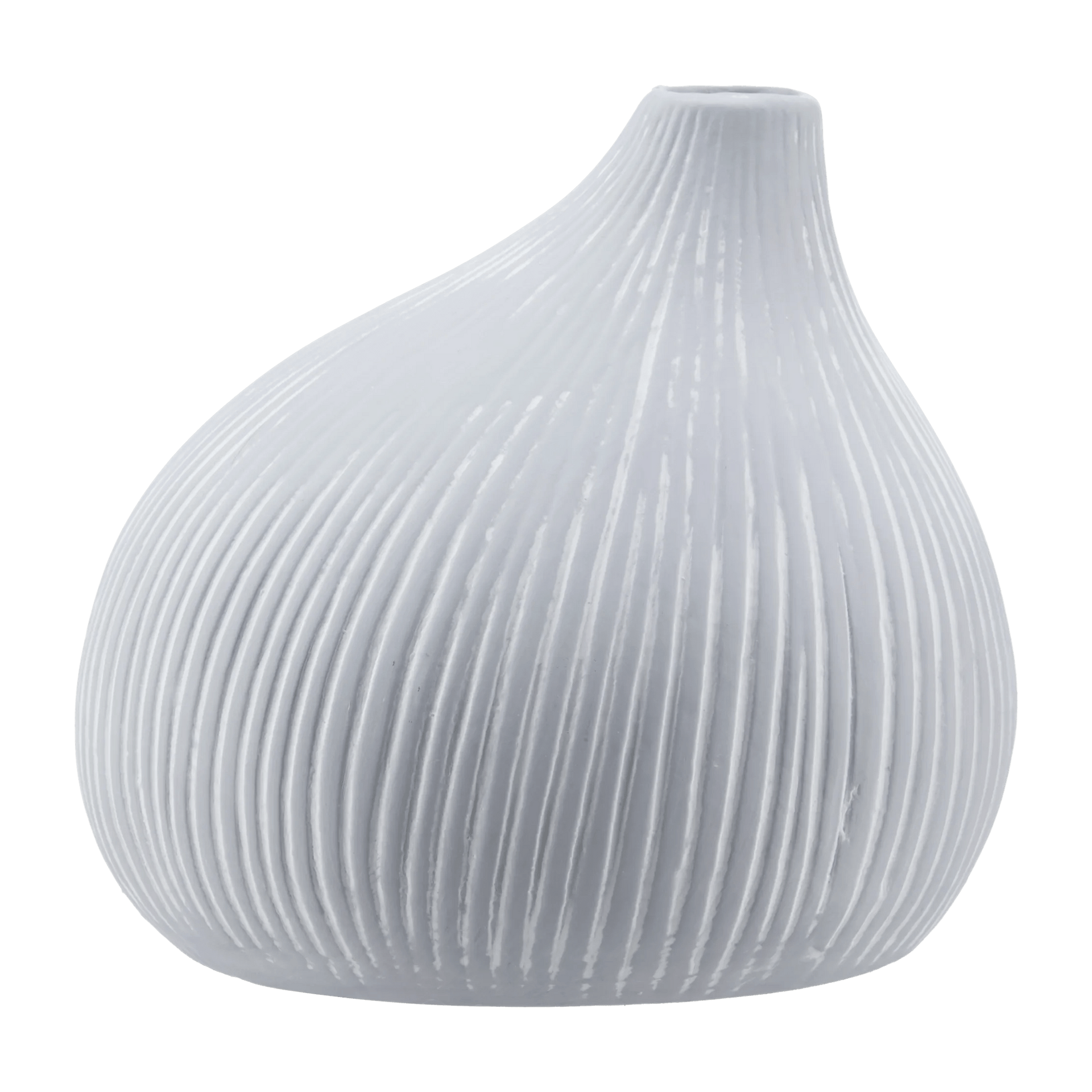 Ceramic Stripped Table Vase