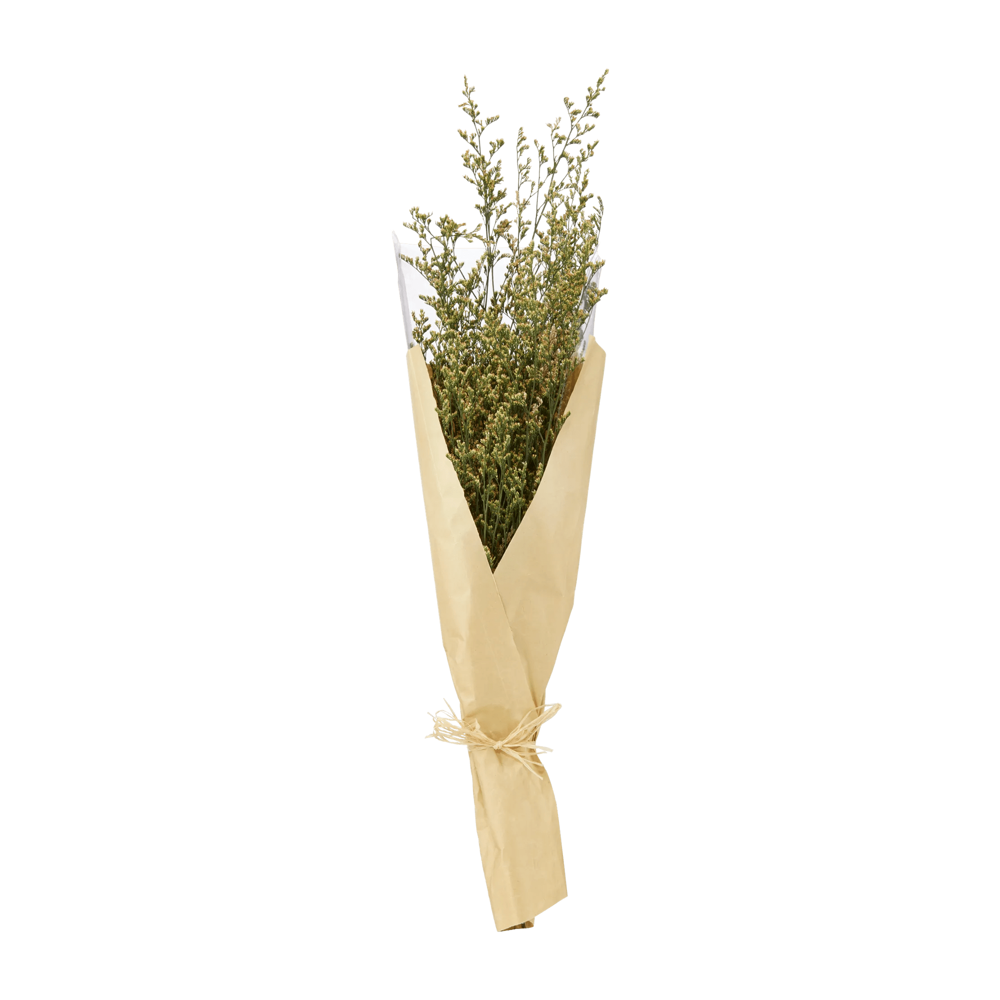 Bouquet de fleurs de cristal séchées