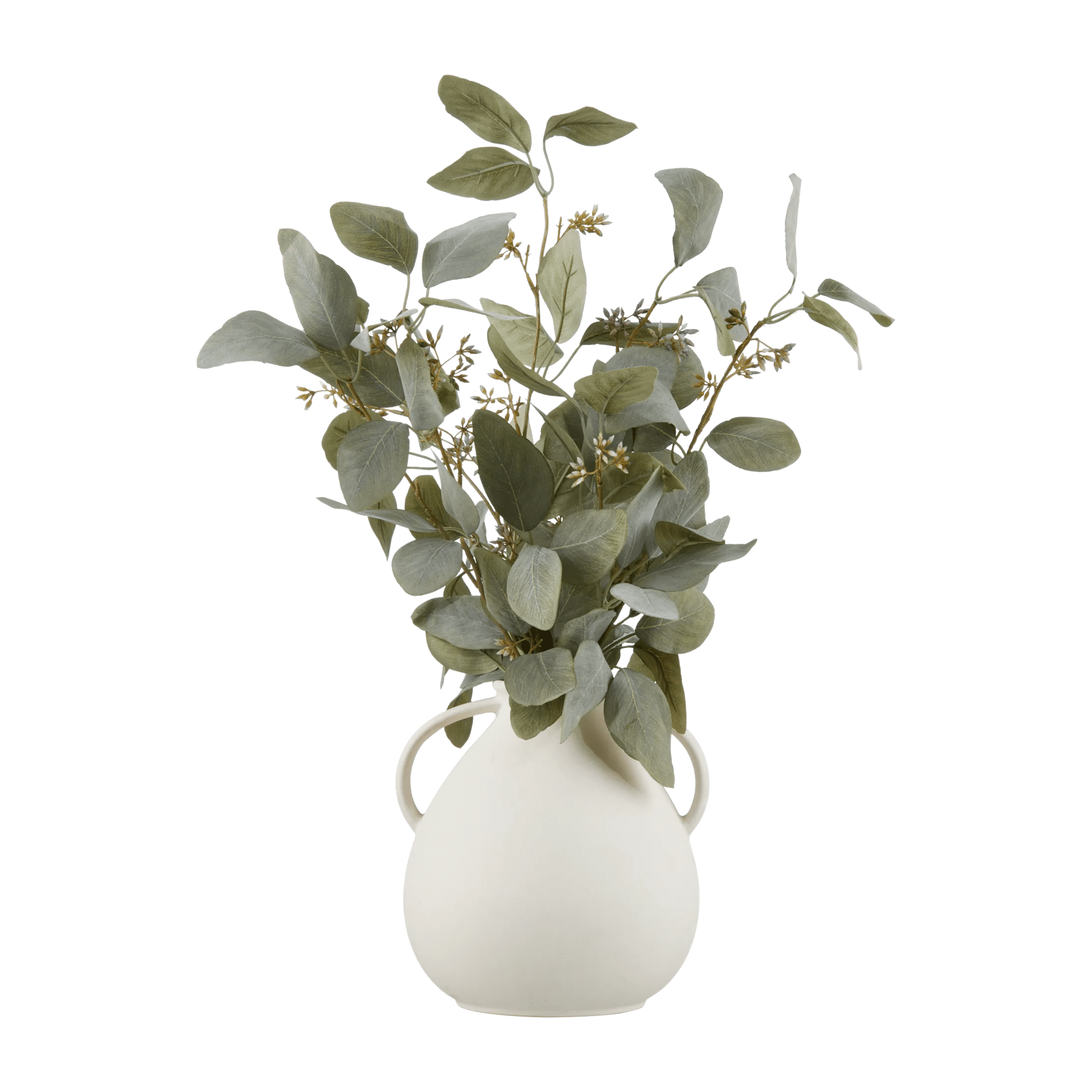 Aritificial Eucalyptus Plant in Ceramic Pot