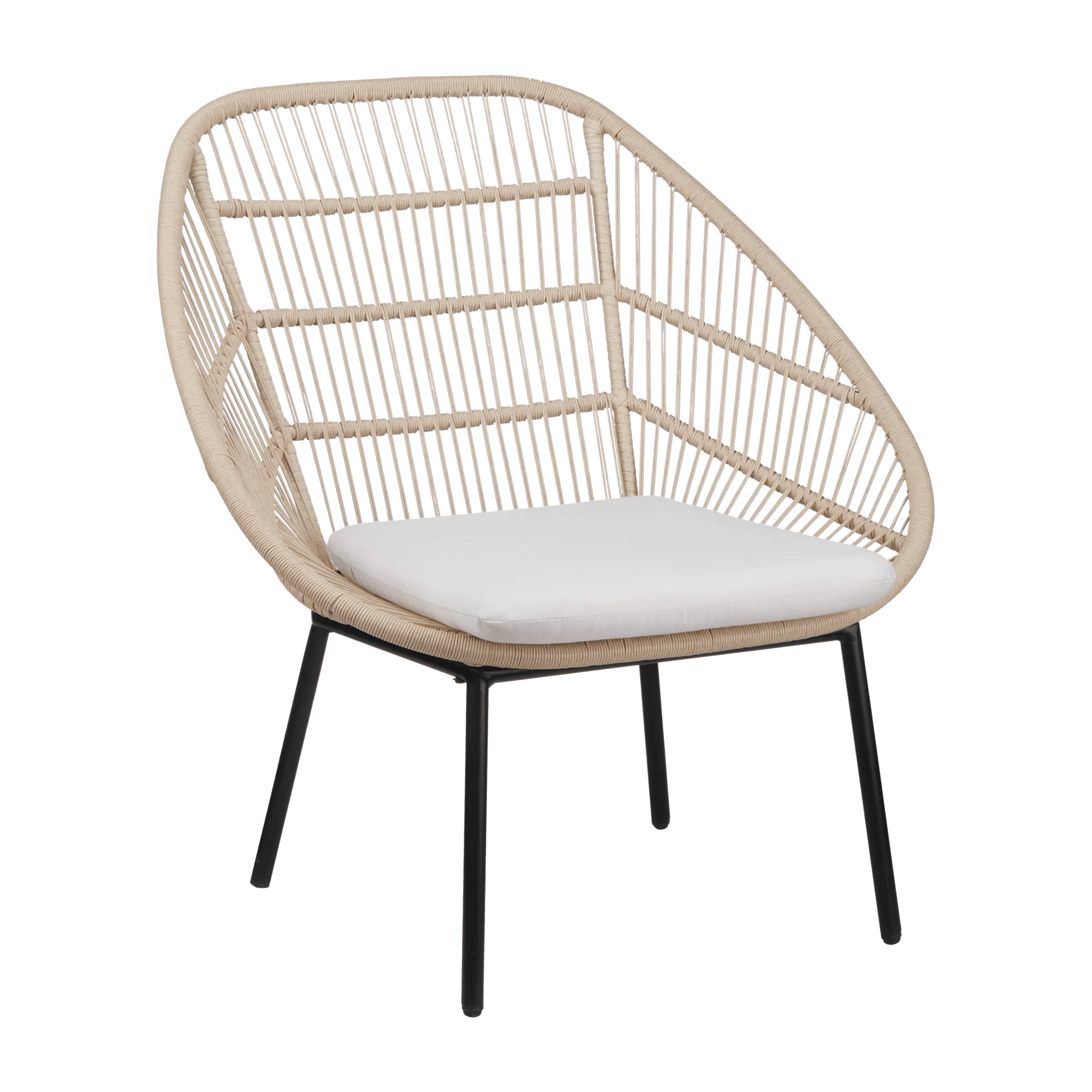 Outdoor Lounge Chair with Seat Cushion