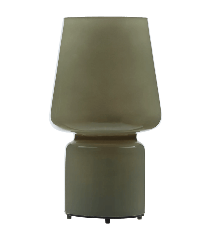 Khaki Glass Table Lamp