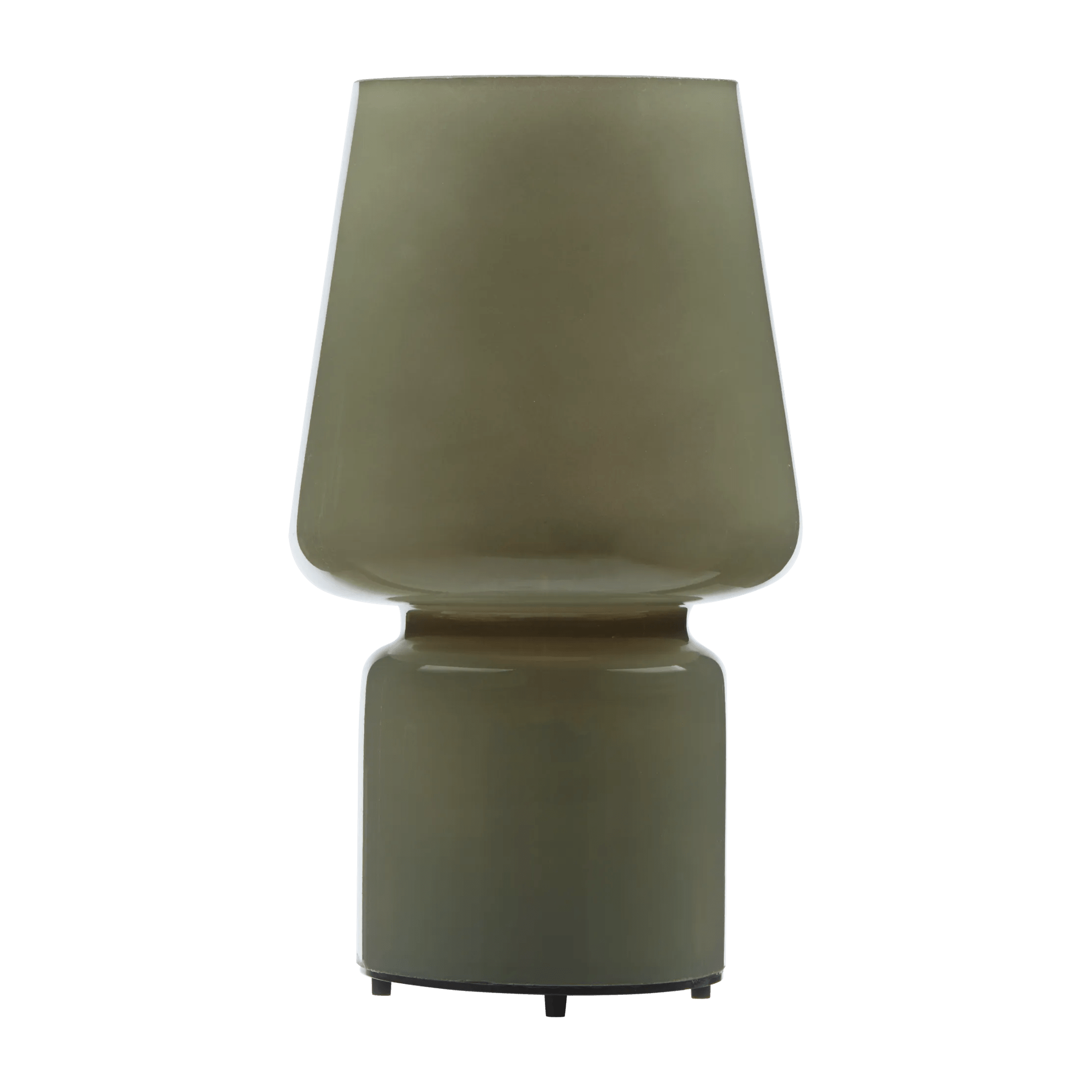 Lampe de table en verre
