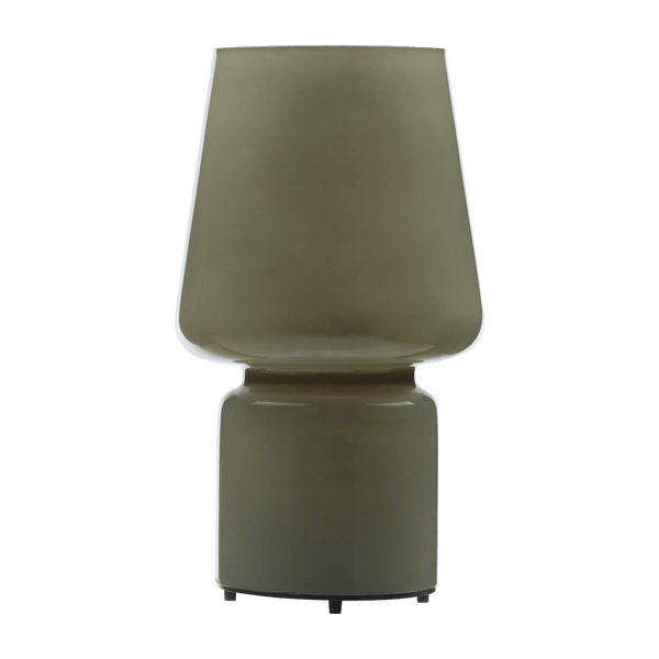 Khaki Glass Table Lamp