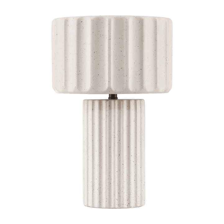 Ribbed Ceramic Table Lamp