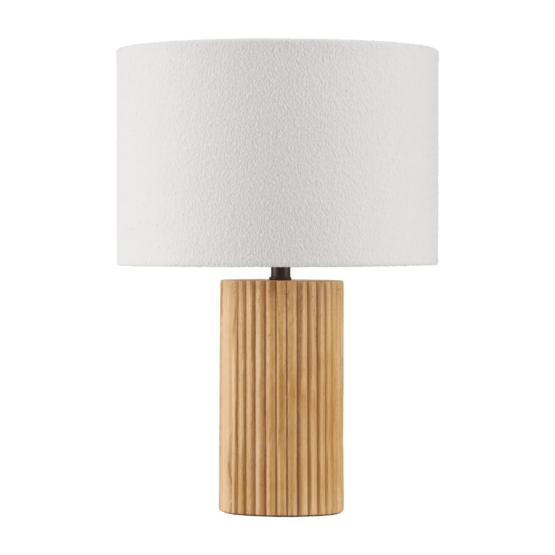 Lampe de table en bois naturel