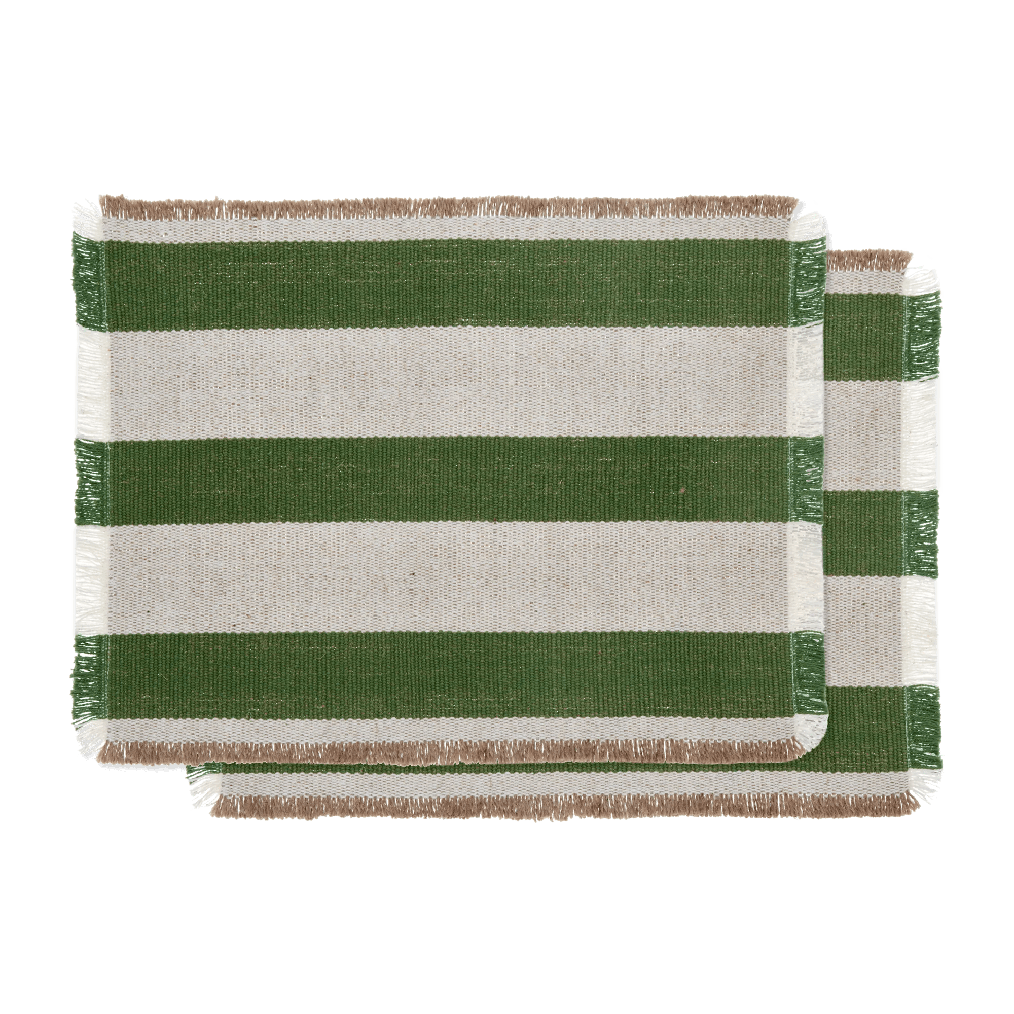 Set of 2 Striped Placemats