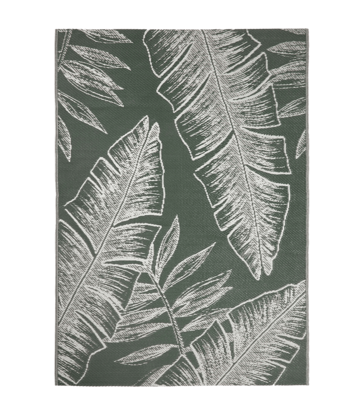 2 Tone Leaf Outdoor Rug