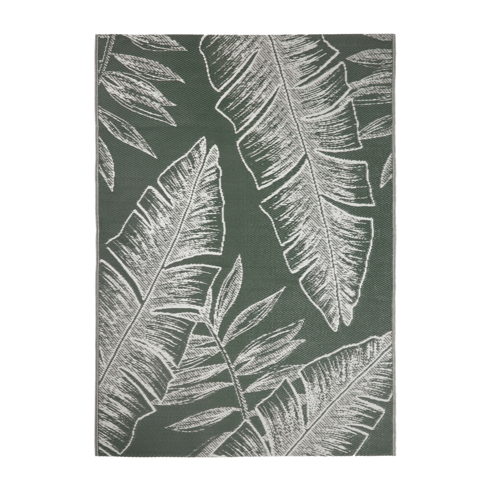 2 Tone Leaf Outdoor Rug