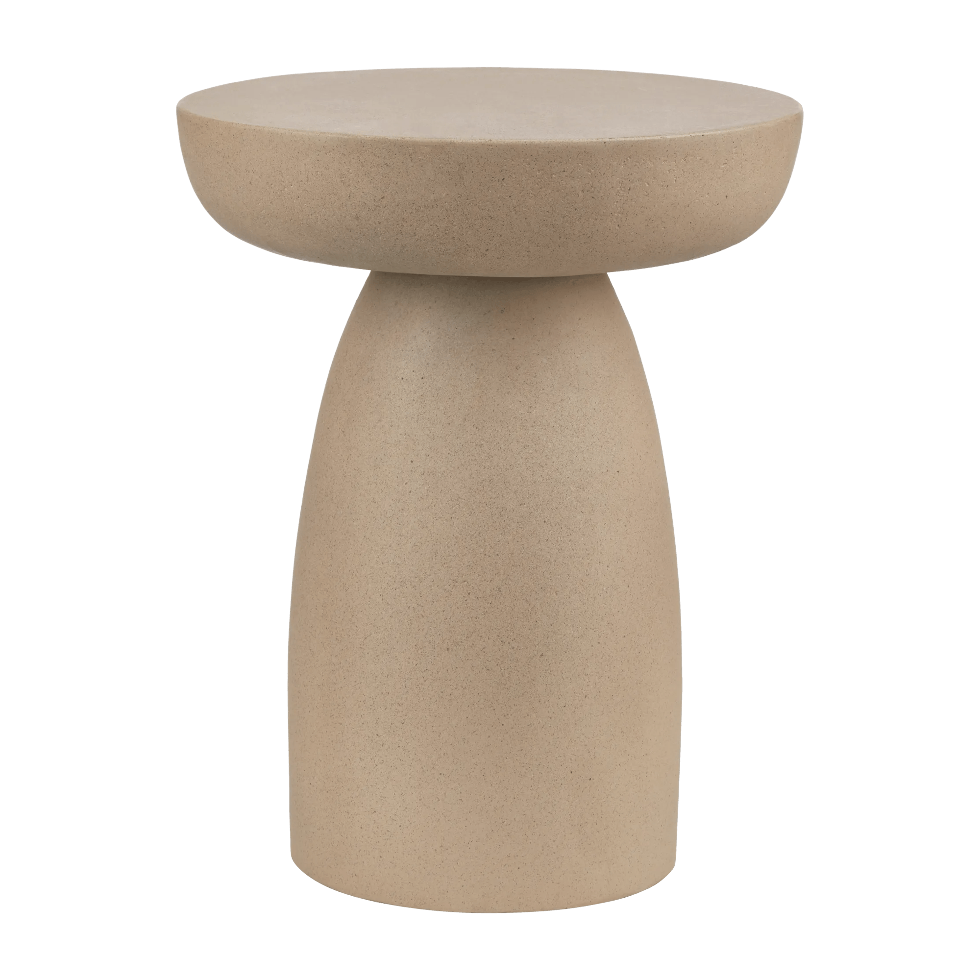 Table d'appoint effet béton