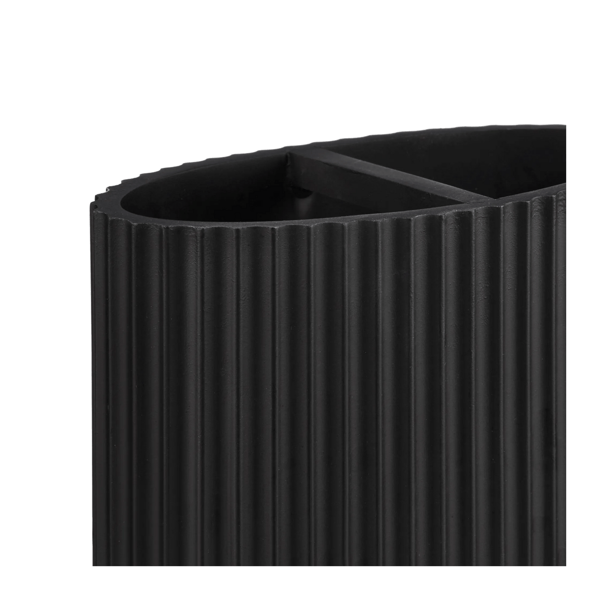 Porte-Brosse à Dents Rond En Bois Noir - Support De Rangement Salle De Bain Durable