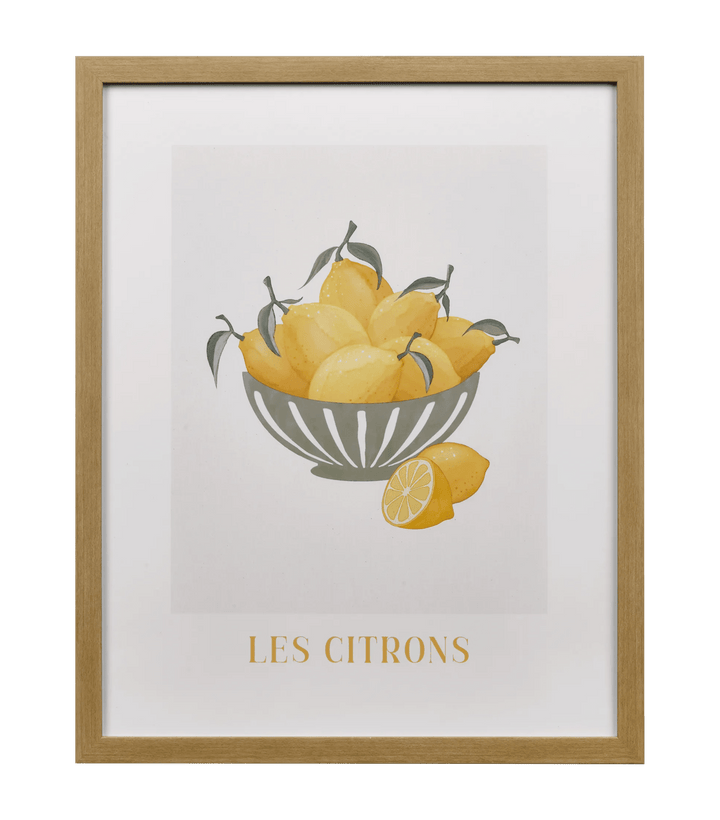 Lemons Framed Art