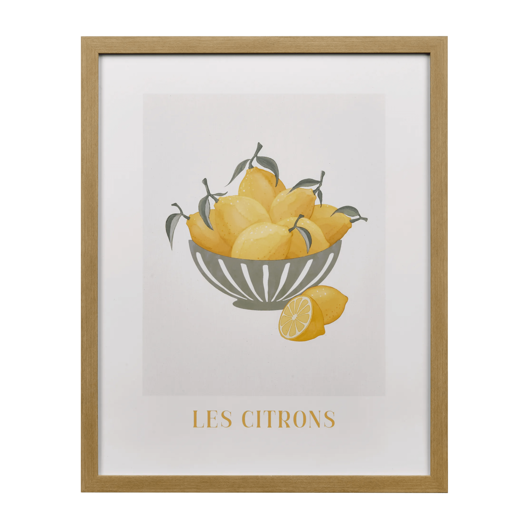 Lemons Framed Art