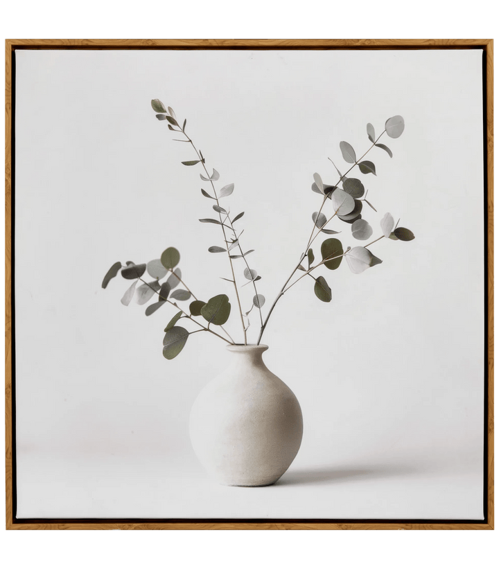 Eucalyptus in a Vase Framed Art