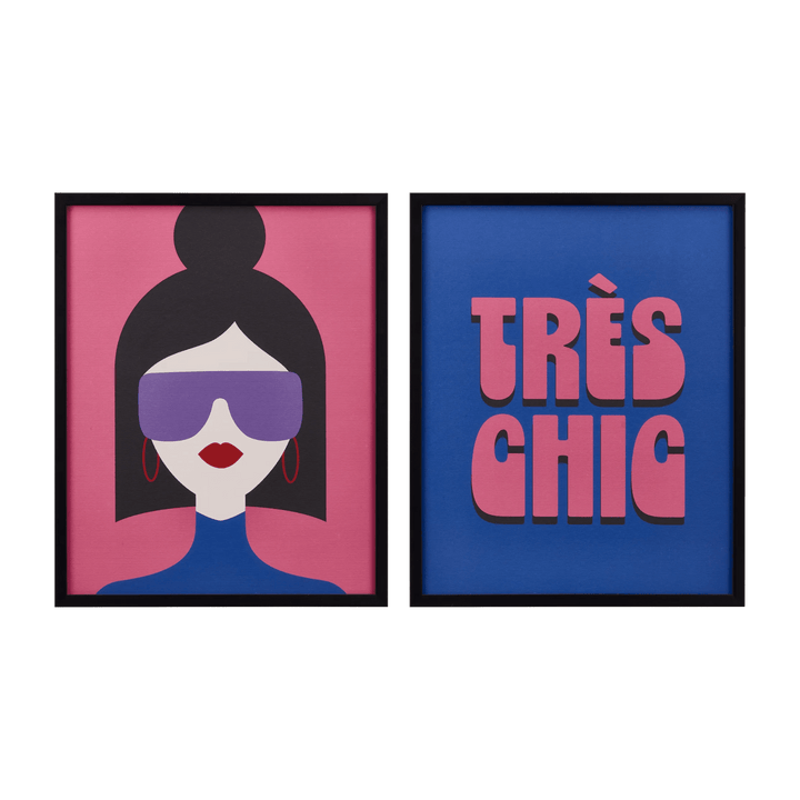 Tres Chic Duo Wall Art