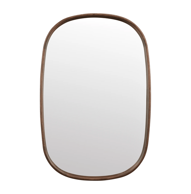 Oval Walnut Mirror