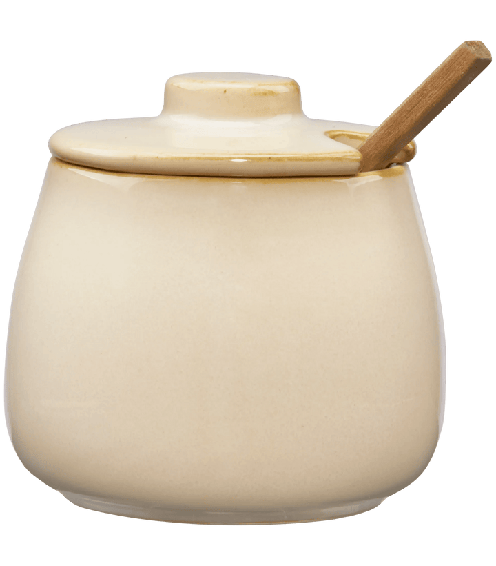 Ceramic Jar with Spoon
