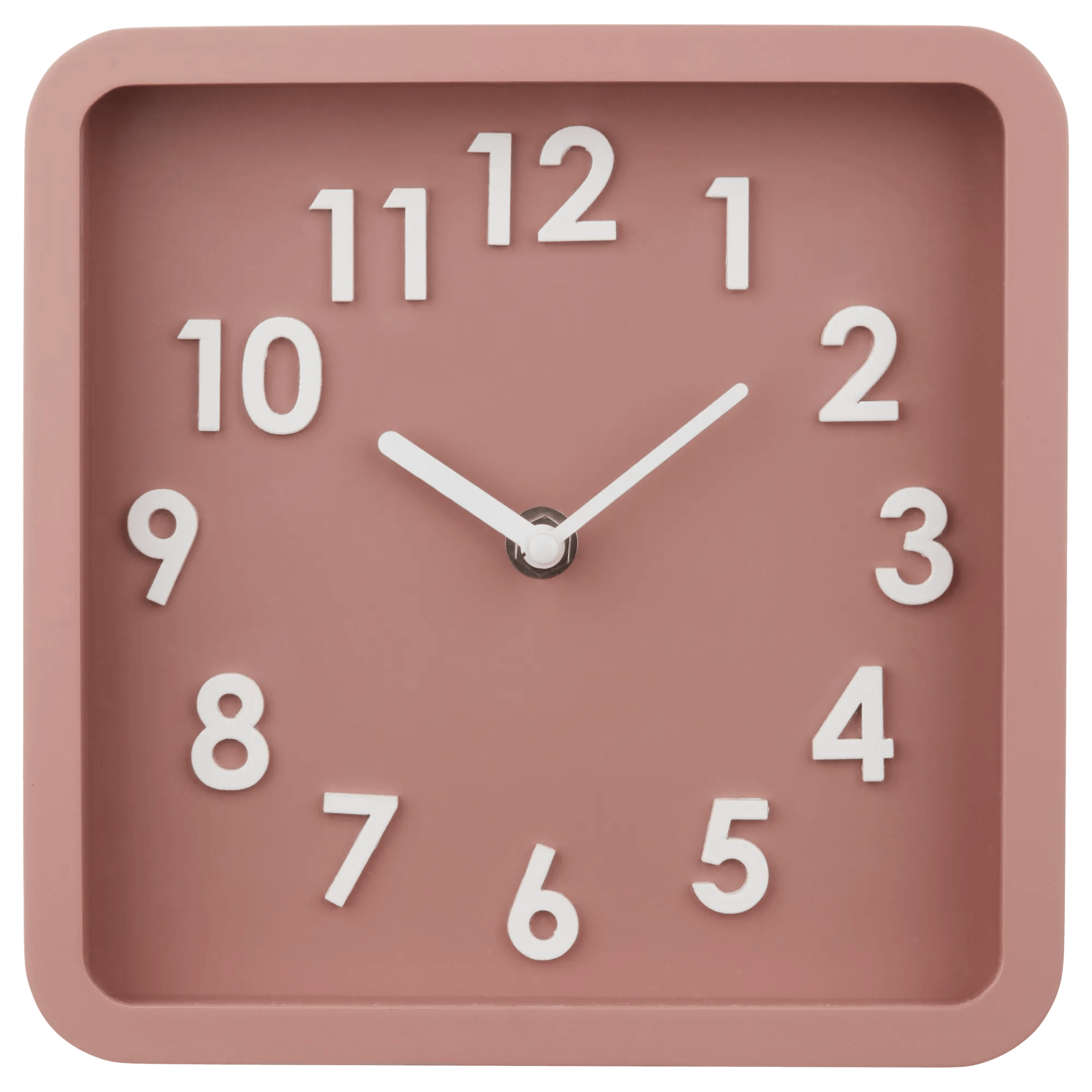 Pink Square Clock – Bouclair