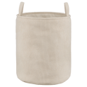 Beige Corduroy Hamper