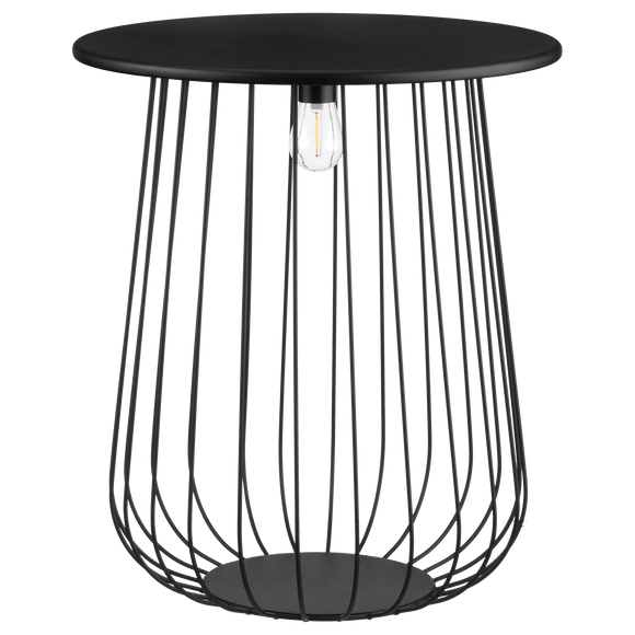 Table d'appoint avec lumière