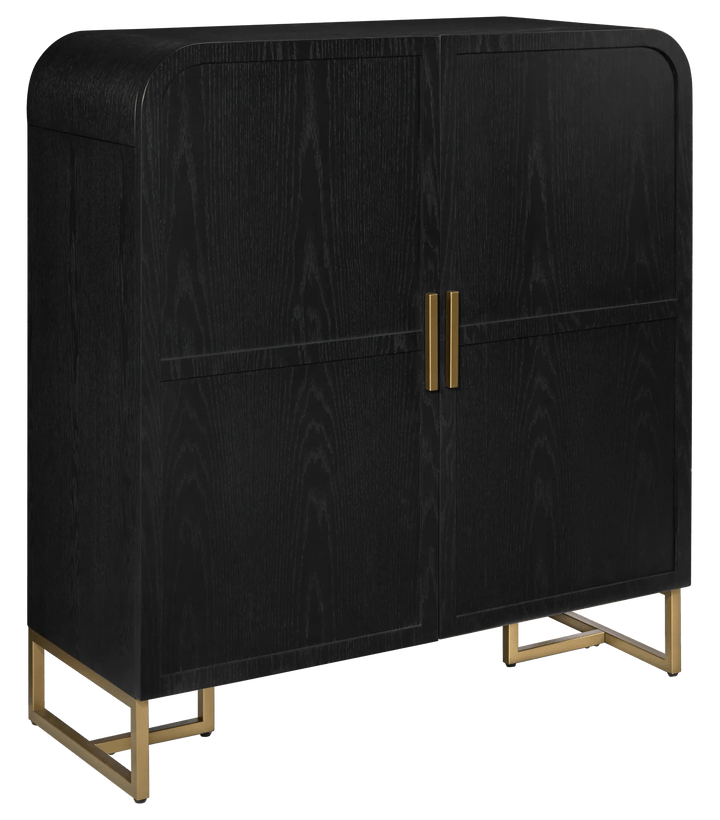 Wood and Gold Buffet