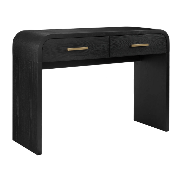 Black Console with Drawers