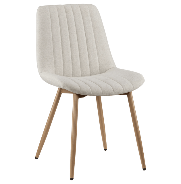 Fabric and Metal Dining Chair