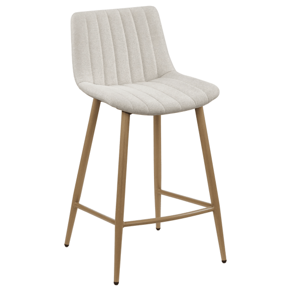 Tabouret en tissu Chita et en métal