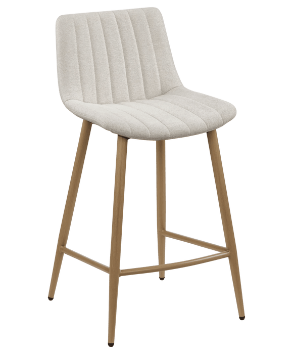 Tabouret en tissu Chita et en métal