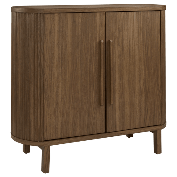 Buffet deux portes en placage de noyer