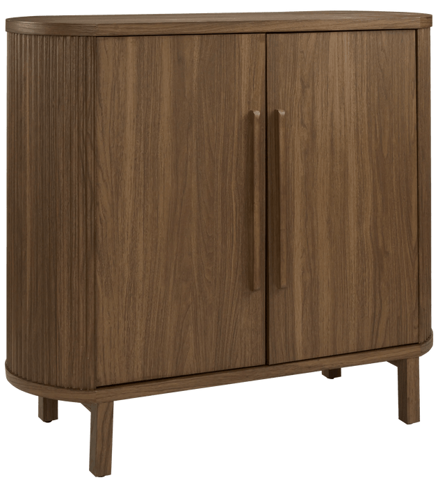 Buffet deux portes en placage de noyer