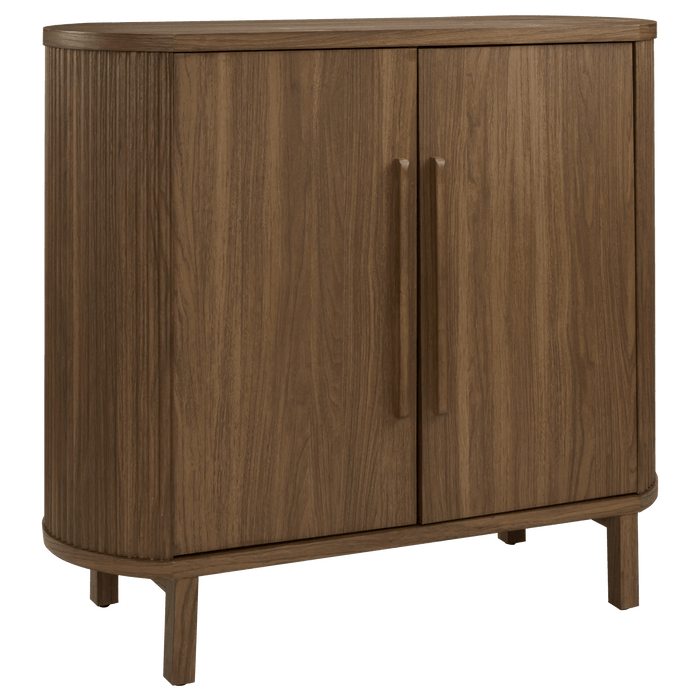 Buffet deux portes en placage de noyer