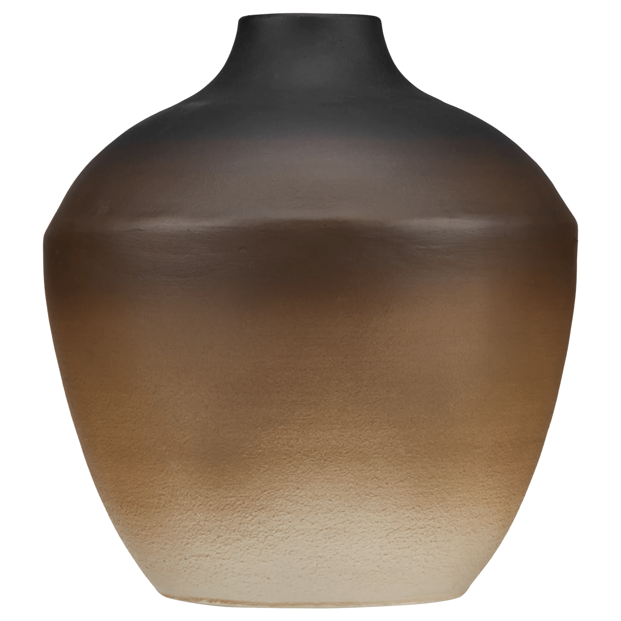Vase en dégradé de marron