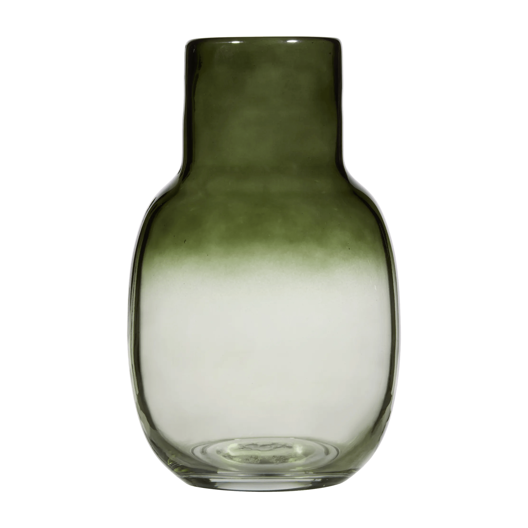 Green Glass Vase