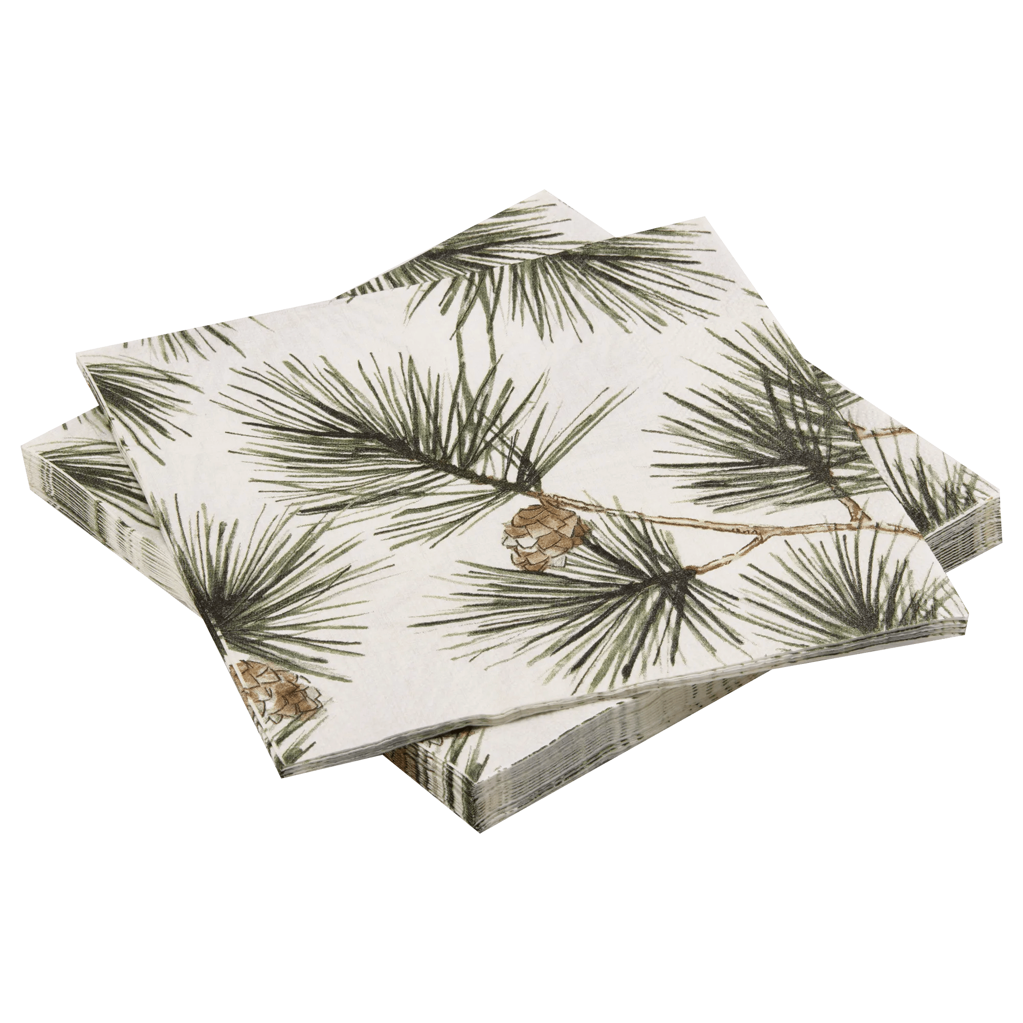 Set of 20 Pine Tree Napkins